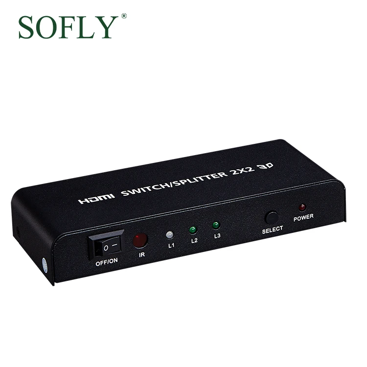Матричный Коммутатор HDMI splitter 2X2