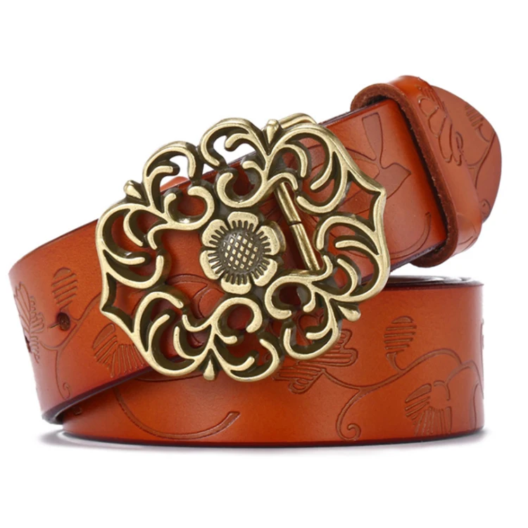 Fashion luxury women PU Leather ladies belt for Blouse women plus size adjustable belts
