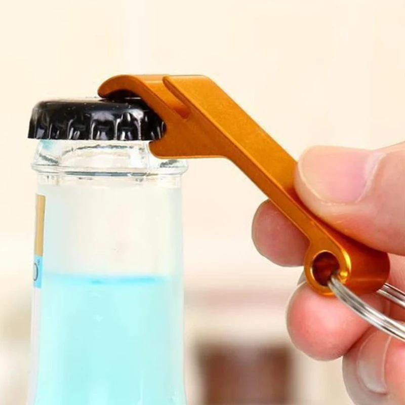 Free Customized Logo Portable Beer Bottle Opener Metal Bottle Opener Keychain with Your Logo