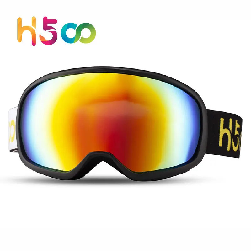 Cool stylish uv400 custom logo strap mirror lentes for teens ski neive goggles masque jet snow schnelle snowboard masks brille