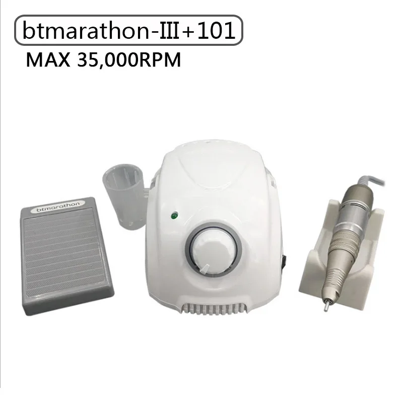 Strong Marathon champion-3 HP1-101 Handle 65w 35000 rpm Electric Nail File Equipment Manicure Nail Drill Machine Milling Cutter