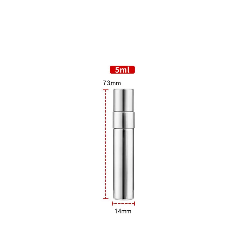 manufacturing cheap sale portable 2ml 3ml 5ml 10ml mini screw neck cap perfume cologne round clear glass spray perfume bottles