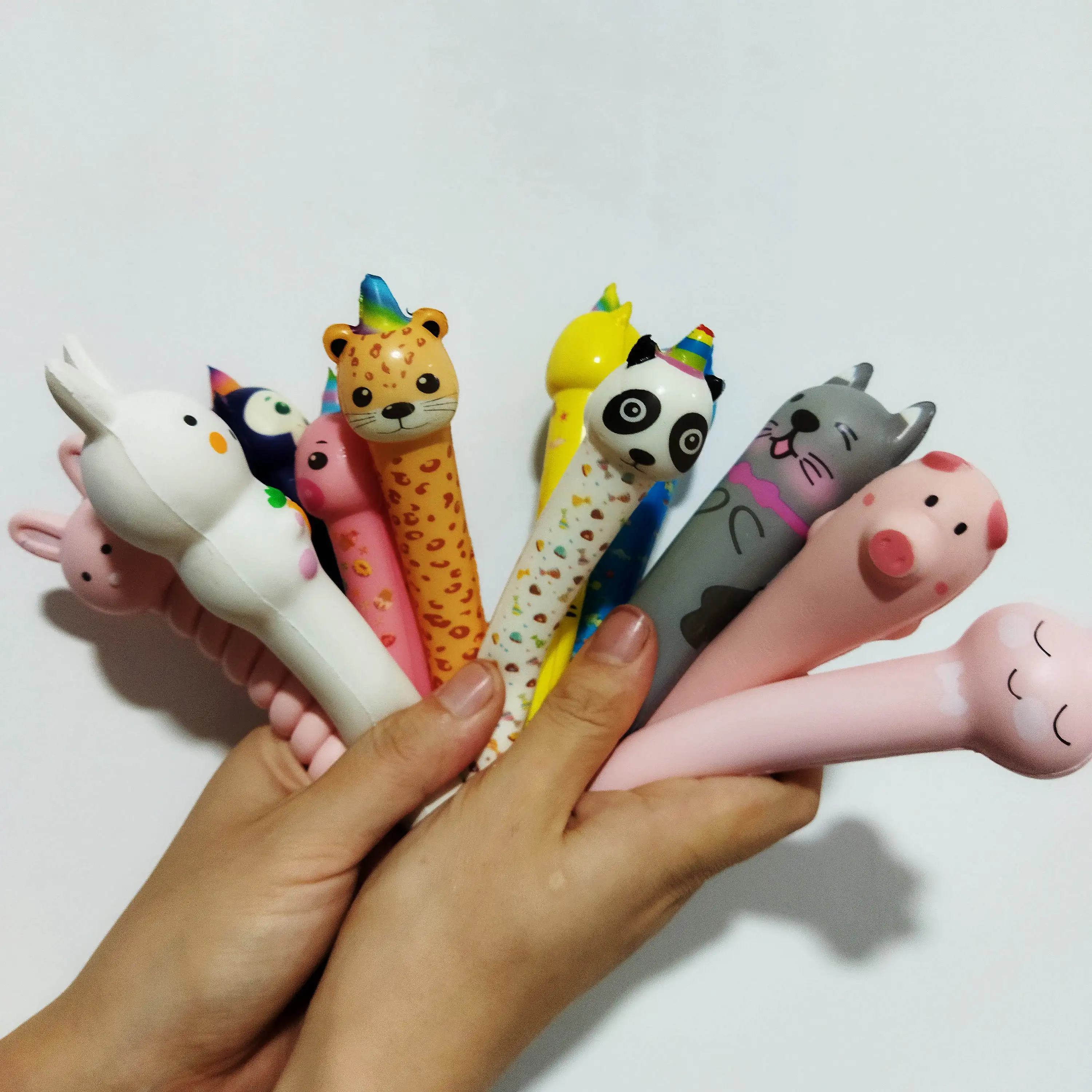 Fidget Stress Relief Toys Pen Students PU Squishies Soft Slow Rising Scented Kawaii Pencil Topper Squishy Pen