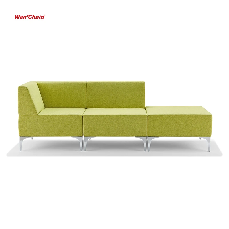Набор мебели для дивана в скандинавском стиле 8 мест недорогие диваны лобби зеленый современный модульный диван гостиной