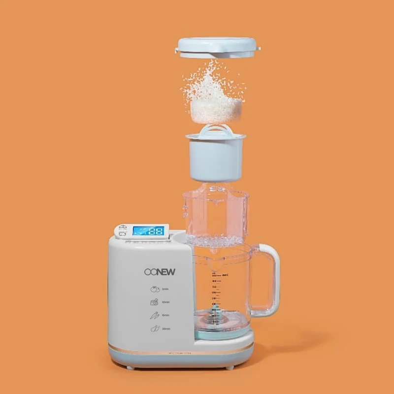 2021 Italian Style Smart Baby Food Maker/Baby Food Processor/Blender/Steamer with Touch Panel