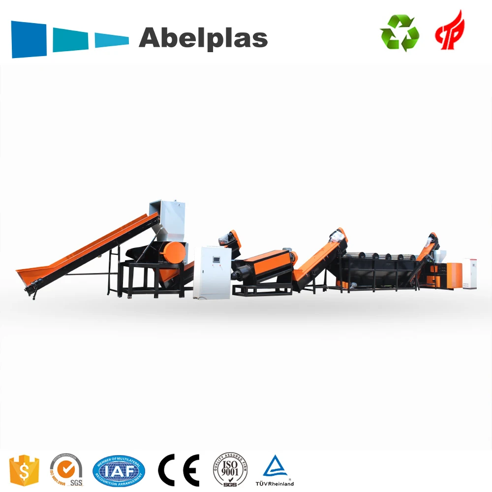 Double Stage Water Cooling Waste PP PE Plastic Recycling Granulator Pelletizing Machine