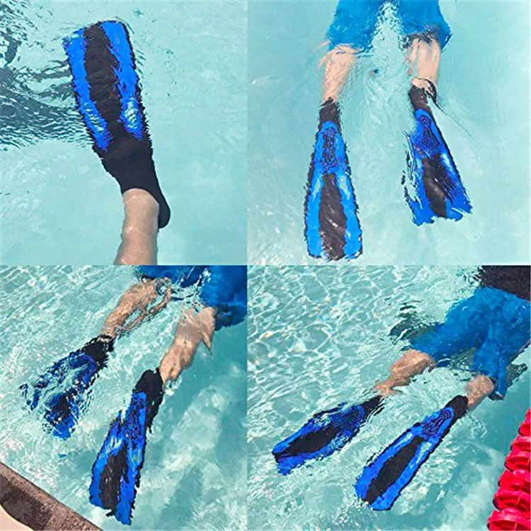 Full-foot Silicone Swim Fins Snorkeling Diving Training Fins Adult Customized Logo Durable OEM & ODM Offered Swimming Fins Bsken