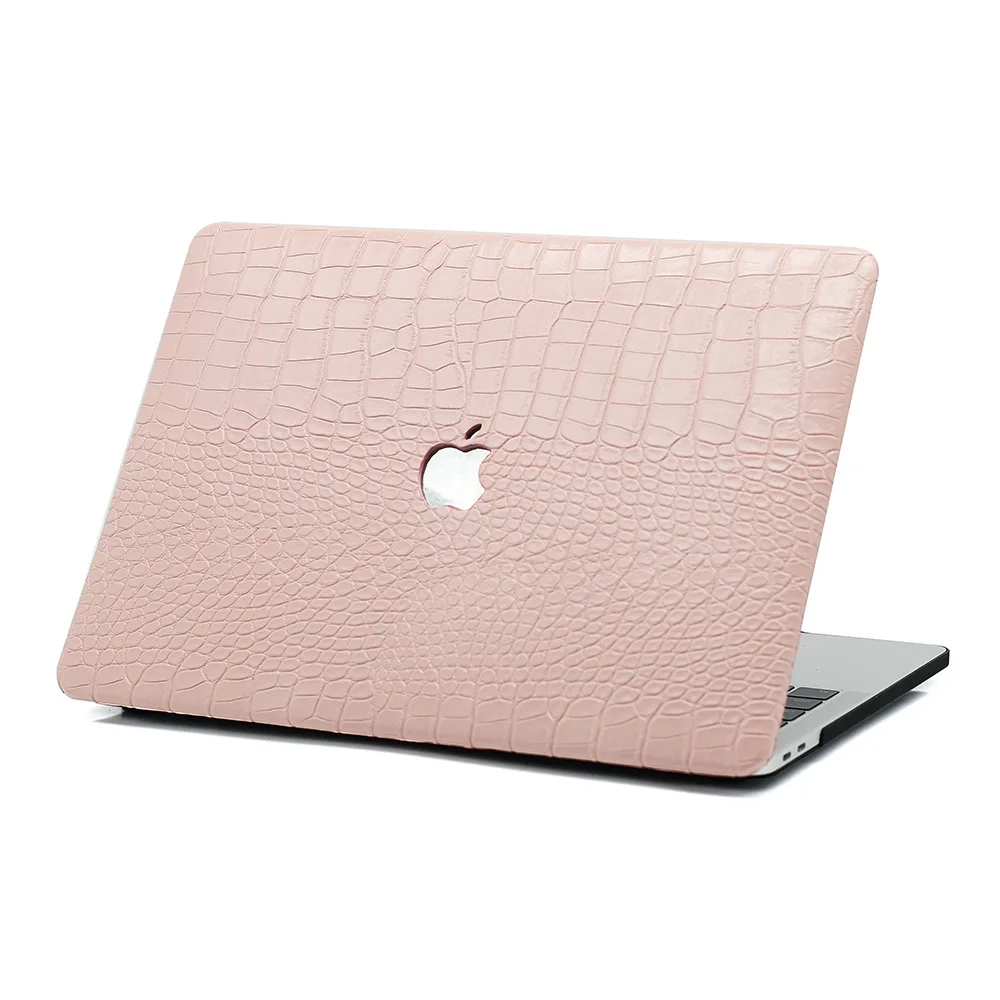 Applicable to Apple Computer Protective Case Macbookpro Protective Case Laptop Air13M2 Crocodile PU 14 outside