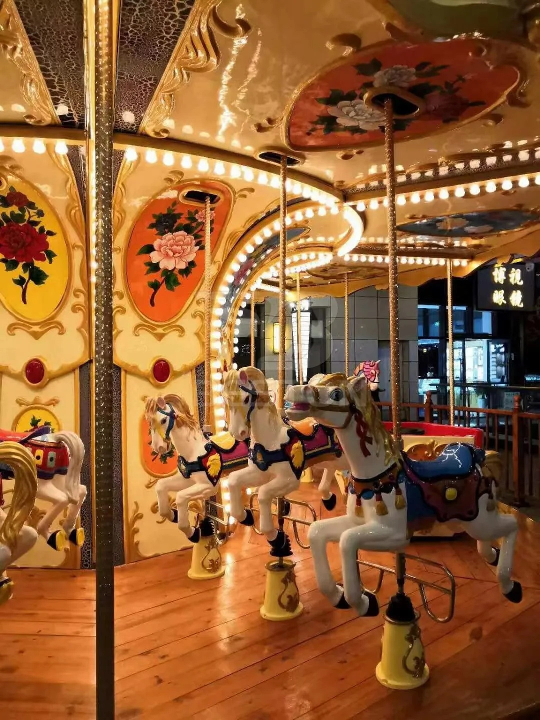 Amusement Rides Manufacture Outdoor 24 seats Electric Carousels
