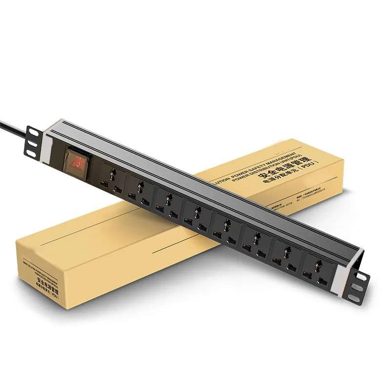 C13 C14 1U Management Controller Pdu 8 Sockets Data Cabinet Intelligent Smart Power Distribution Unit