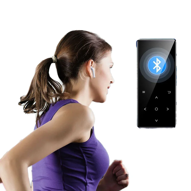 BENJIE 32GB Mini Digital MP3 Player Portable Multifunctional Touch Screen Music Player MP4