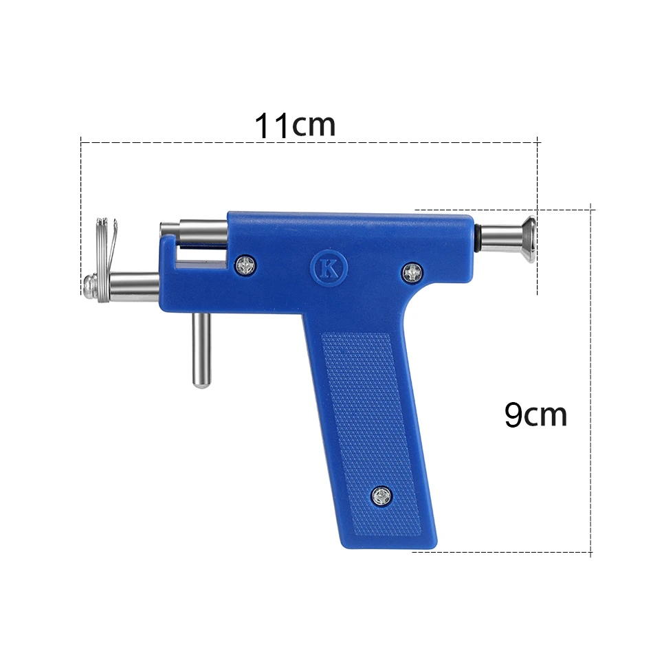 Professional Stainless Steel Ear Piercing Gun Kit with Ear Studs Plastic Handheld Body Piercing Tools Jewelry Engraving Tools