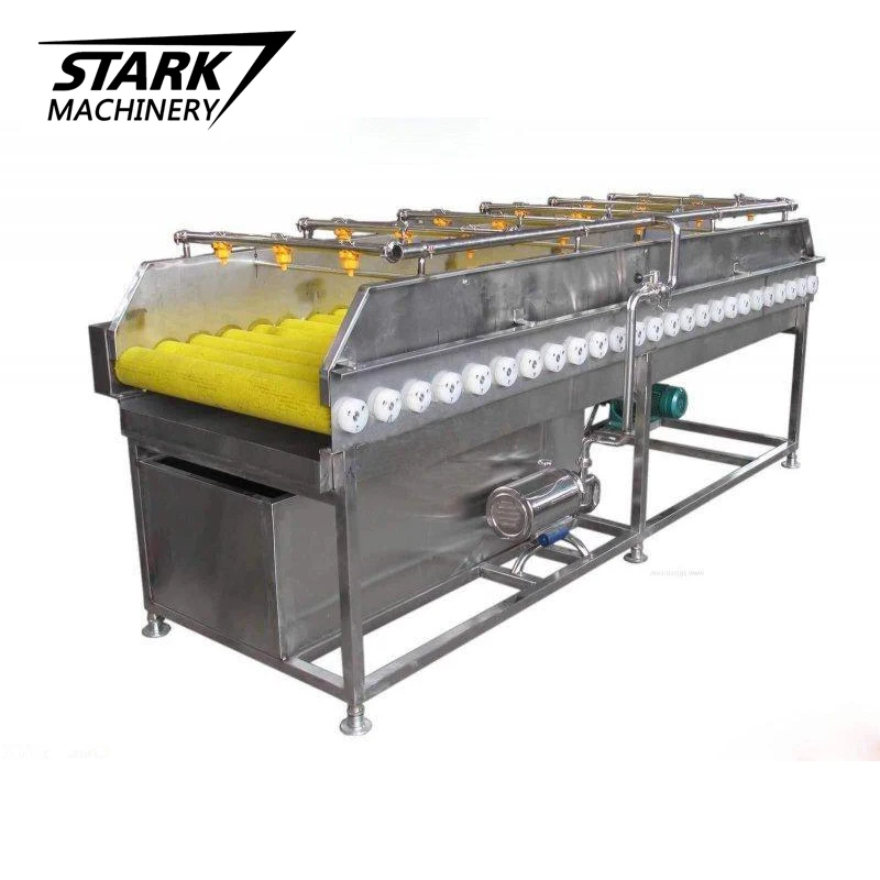 Jinan Stark Industrial Brush Roller Ginger Carrot Peeler Potato Washing Peeling Machine Price