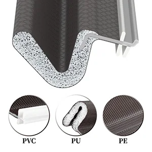 I-ECO 3129 Door seal strip Soundproofing V-Shape Sound Proof Door Sealers for Door Frame