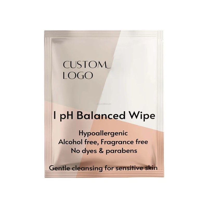 Private Label Individual wrapped 99% Pure Water Cleaning Organic Feminine Hygiene Intimate Wipes