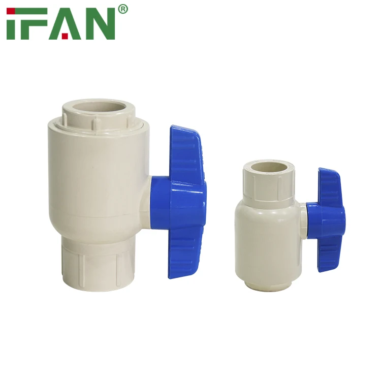 IFAN High Quality PVC Drainage Plumbing Water Joint Elbow Ball Valve Tank Connect CPVC PVC Pipe Fittings
