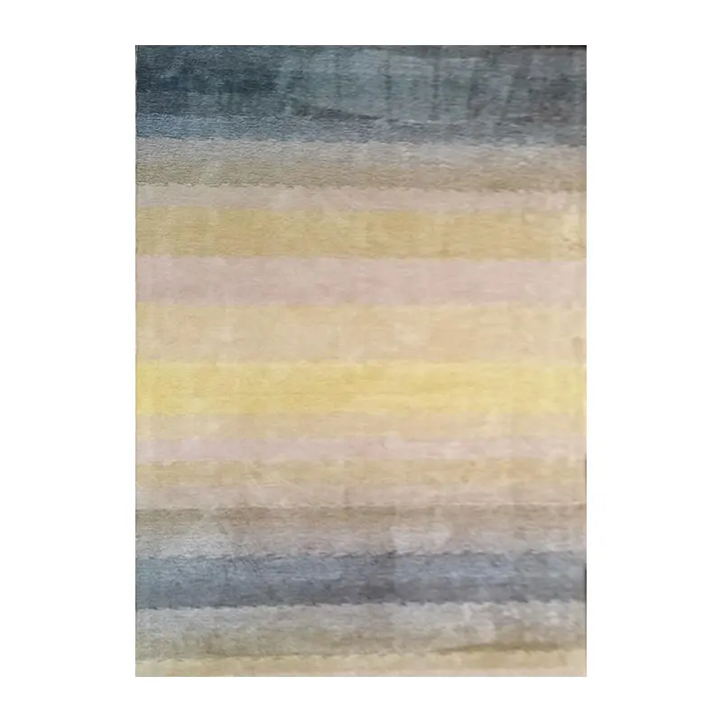 Hand tufted modern wool rugs can be used in living rooms and bedrooms.