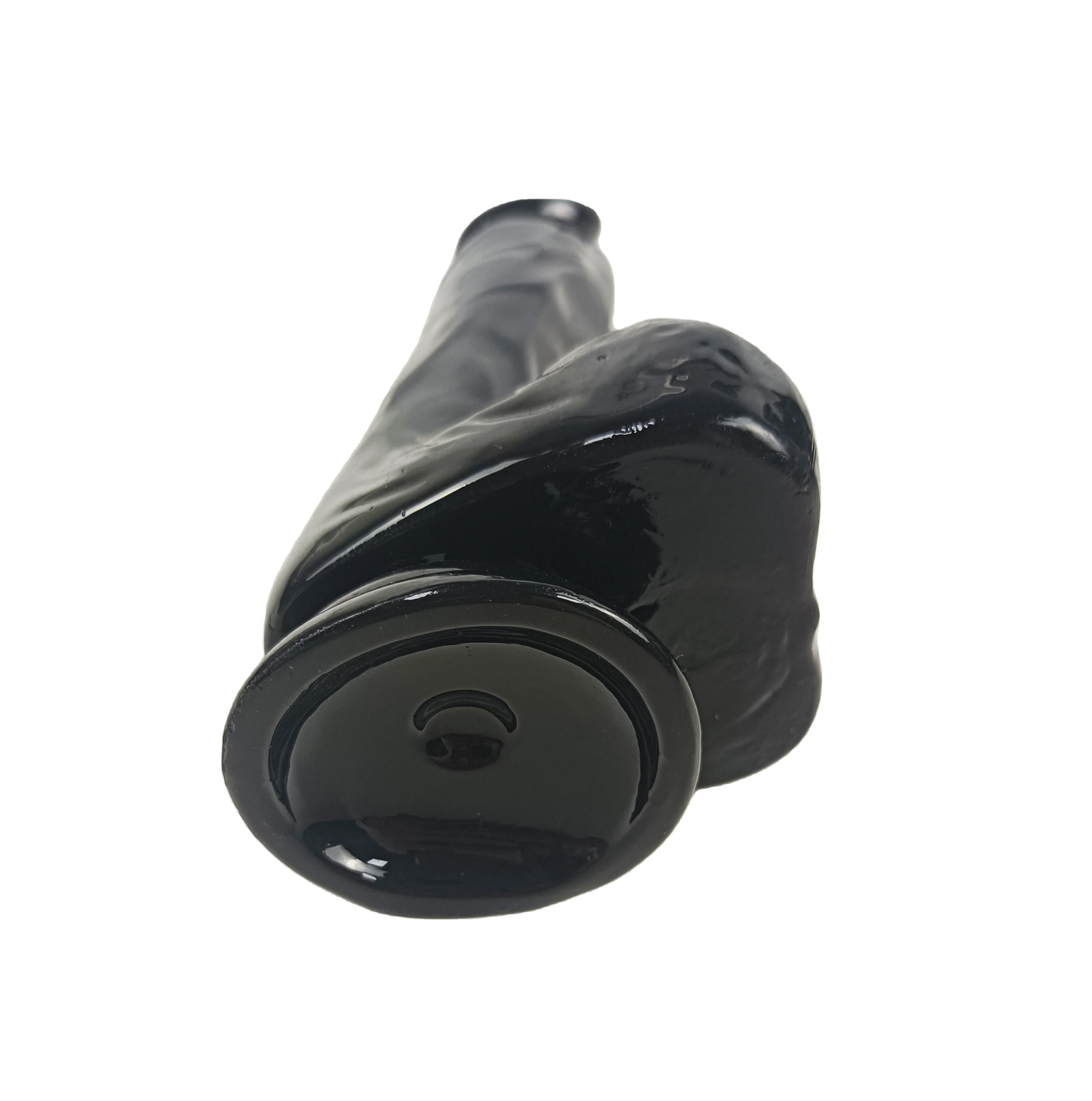 Xtoy Sexshop 18cm Black Adult Dildo Sexy Toy Crystal Realistic Seks Dildo Saxy Toy with Strong Suction Cup Sex Toys for Women