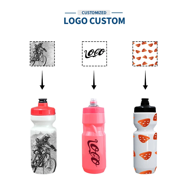 Wholesale Custom Logo Cycling Water Bottle Bpa Free Bicycle Drink Bottle Portable Water Bottle For Cycling