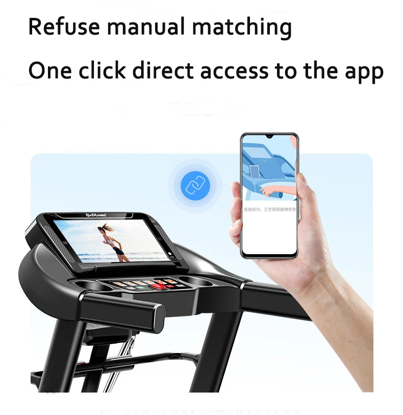 K&B Home Treadmill Factory Electric Multi Functional Fitness Gym Fitness Treadmill Folding Treadmill