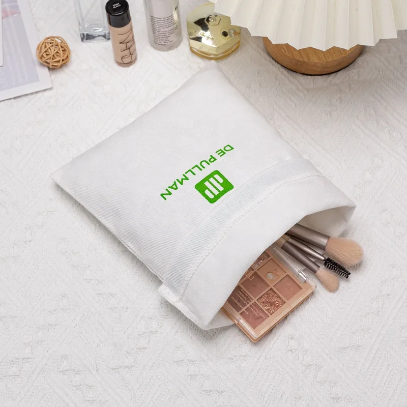 Twill Cotton Pouch Large Muslin Packaging Bag Cotton Custom Printed Logo White Organic Cotton Drawstring Dust Pouches