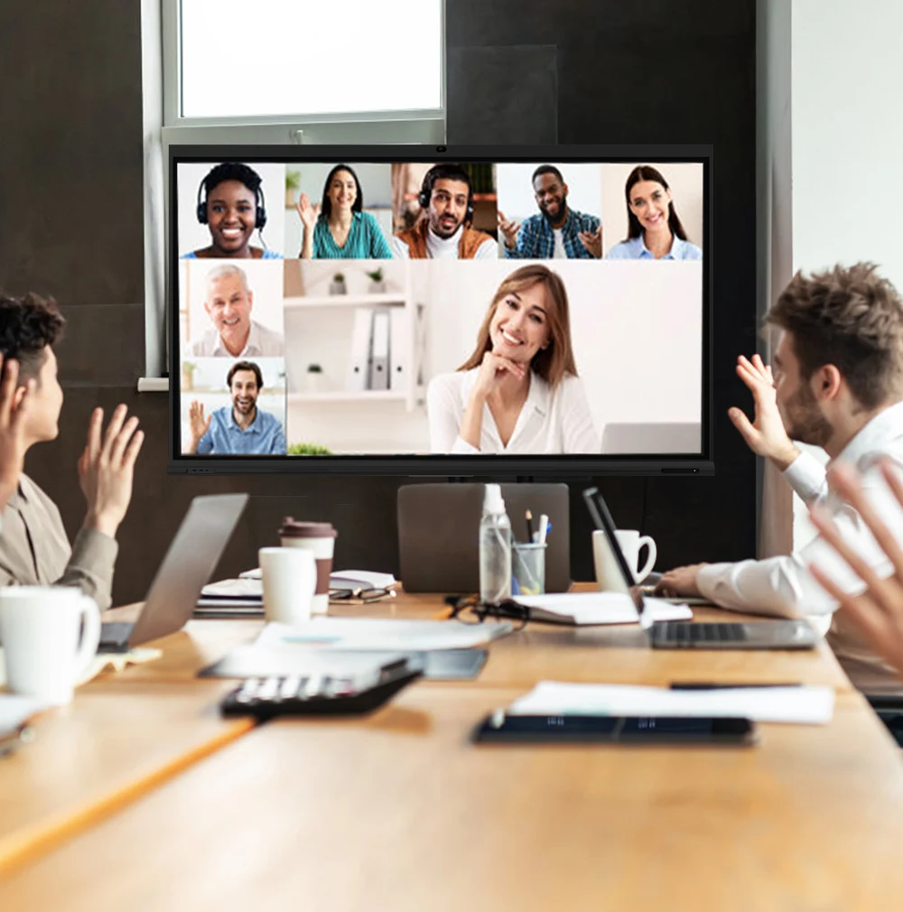 High Resolution Wireless Projection Screen Smart TV digital panel for  conference Electronic interactive whiteboard