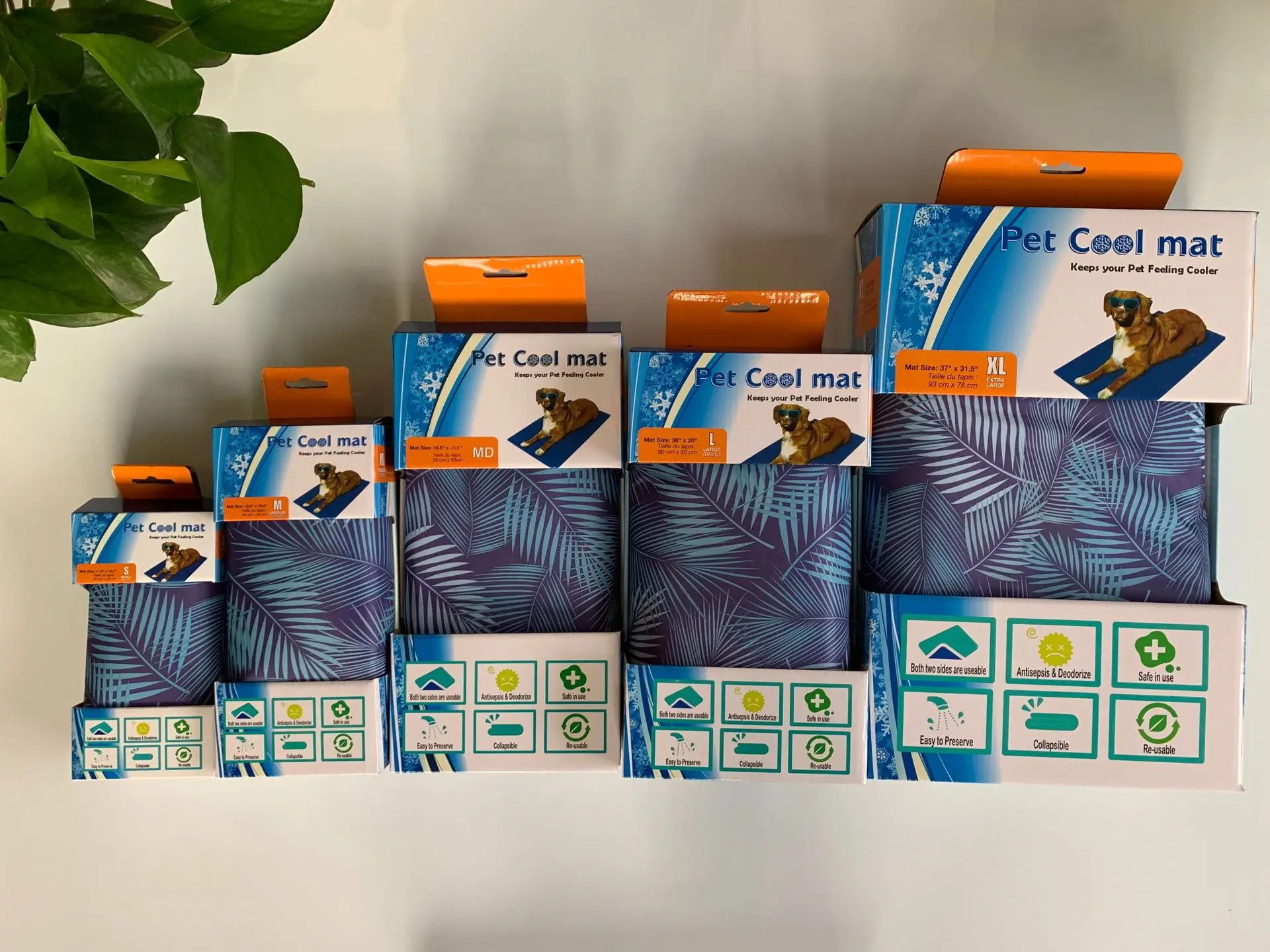 Kingtale Hot Sale Custom Pet Supplies Pressure Activated Pet Cooling Mat for Dogs