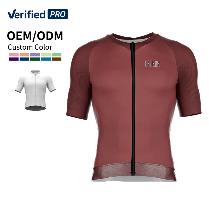 LAMEDA 2023 Summer New Arrivals ODM Men Bike Wear Shirt Custom Bicycle Cycle Clothing Ciclismo Pro Cycling Jersey