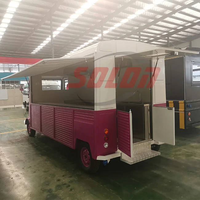 Outdoor kebab food van trailer bakery food cart trailer food kiosk for sale