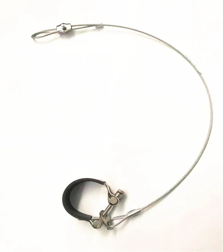 Safety restraining system for pressure hoses