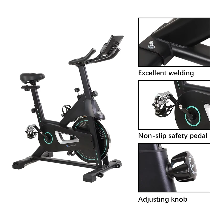 Professional Gym Equipment Fitness Magnetic Exercise Spin Bike Indoor Outwork Commercial Spinning Bike With Monitor
