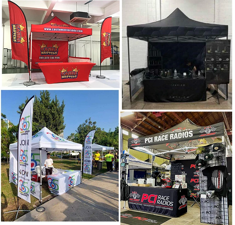 Custom Logo Spandex Fitted Table Cloth