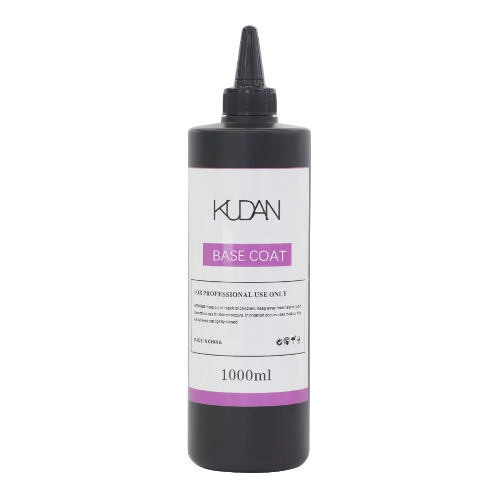 Hot Sale Kudan 1kg Packing UV Gel Base And Top Coat Nail Polish Long Lasting Gel Glue System For Salon