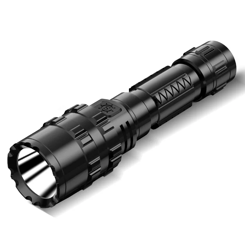 2024 New Outdoor LED Flashlight Waterproof Explosion-Proof for Household Use Bright Light for Camping Charging Capabilities