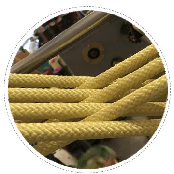 China Aramid Fiber Fabric Cord High Strength Cut Resistant Fireproof Woven Aramid Rope For Fire Show Climbing