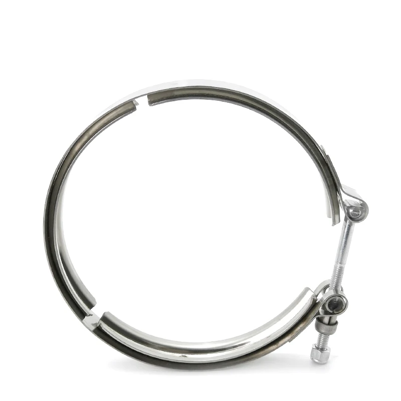 304 Stainless Steel Exhaust Pipe Intercooler Turbo V Band Clamp 3 Inch Exhaust Clamps