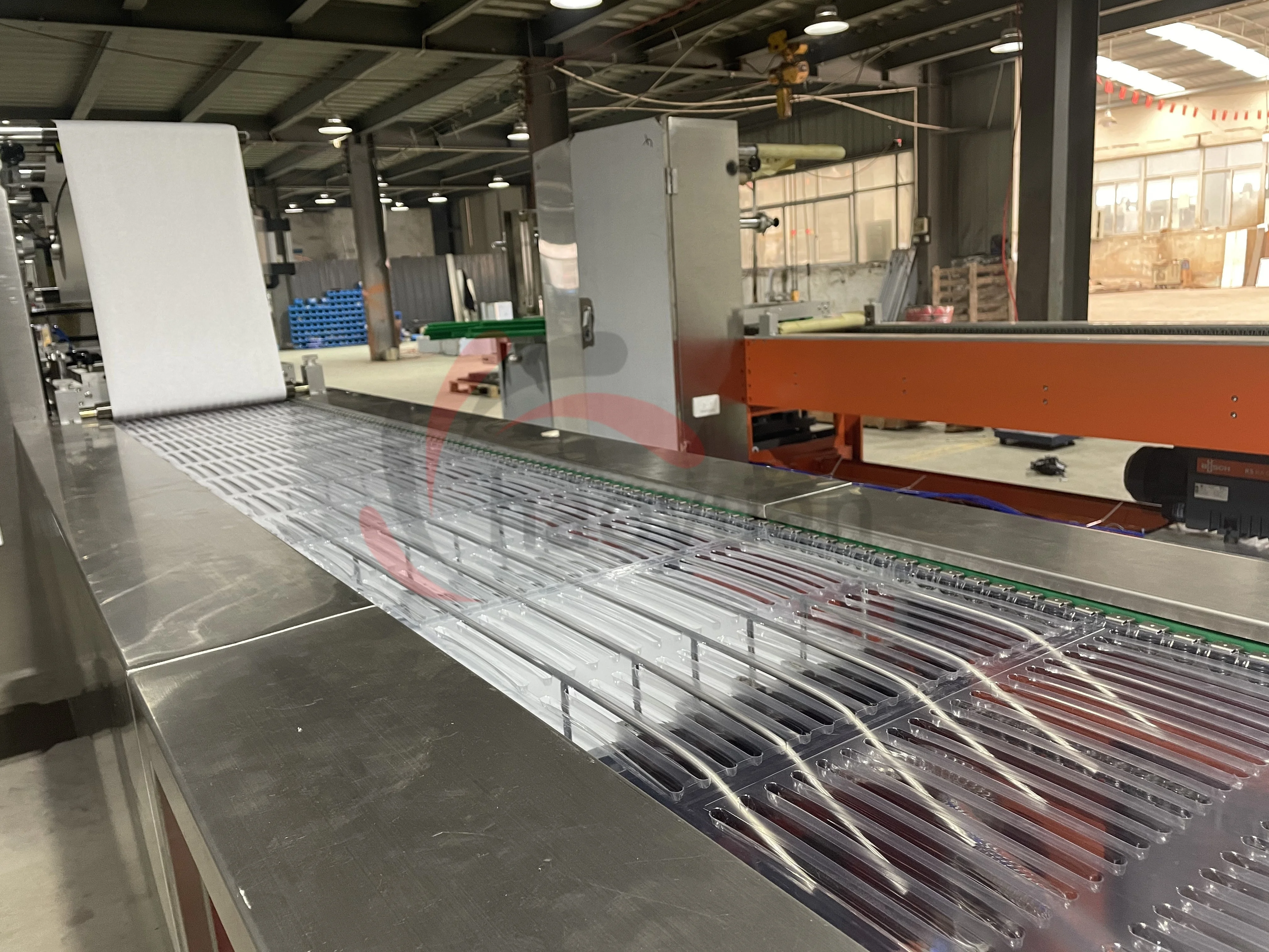  Haoyuan HY-420 Oral Syringe Blister Packing vacuum Forming Machine Four Side Sealing