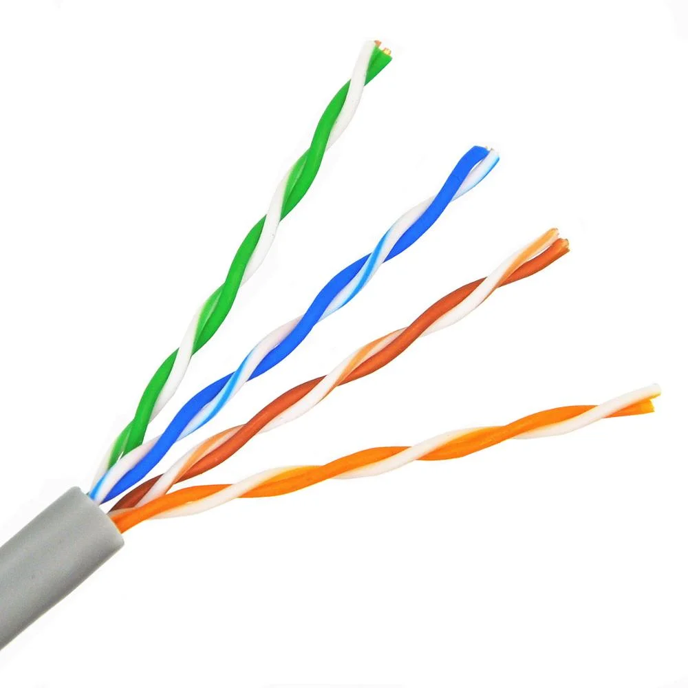 Network Cable with Power  Figue 8 type UTP FTP Cat5e Cat6 +2C Power Cable for CCTV Camera Cabling