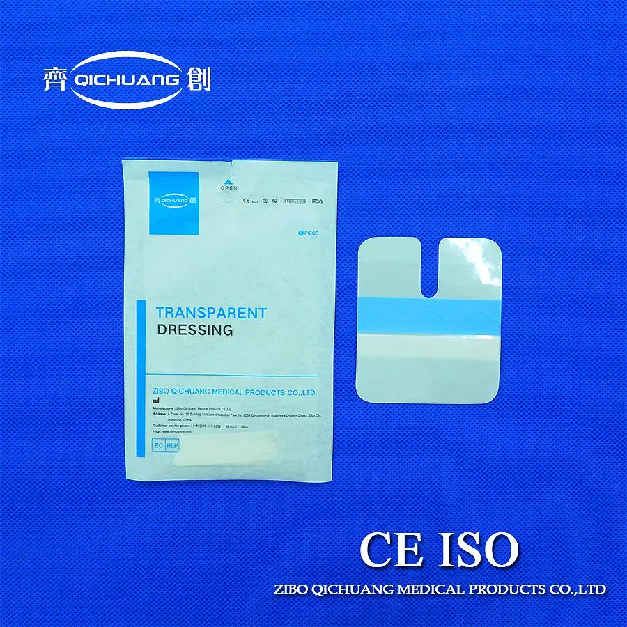 Sterile Waterproof Shower Shield Wound Adhesive Bandage Transparent PU Film Dressing IV Cannula Fixation Patch