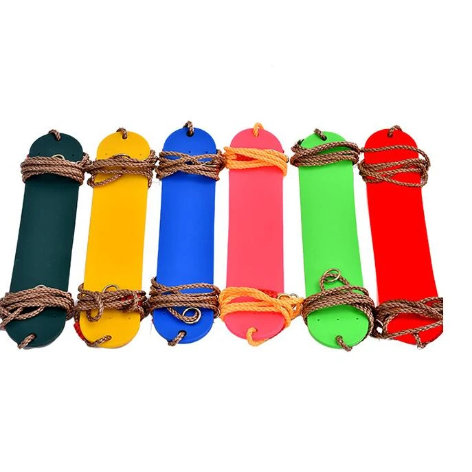 
High quality Outdoor Bench Swings EVA Plastic Children Rope Kids Swing Seat 
