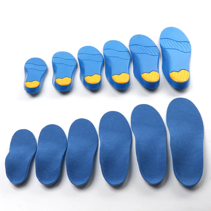 Professional Manufacturer Comfortable Kids Insole Breathable Flat Foot  Ensuring Proper Support Insole For Kids