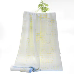 Kid Bath Towel 100% Cotton Super Soft Towel Zero Twist Yarn Kitty Jacquard