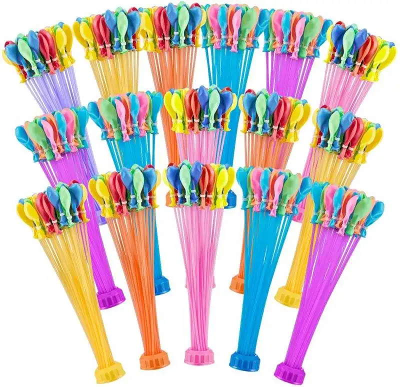 111pcs/Bunch Packing Out Door Games Latex Neon Magic Water Ballons Quick Fill Summer Toys Bomb Games Toy Party Water Balloons