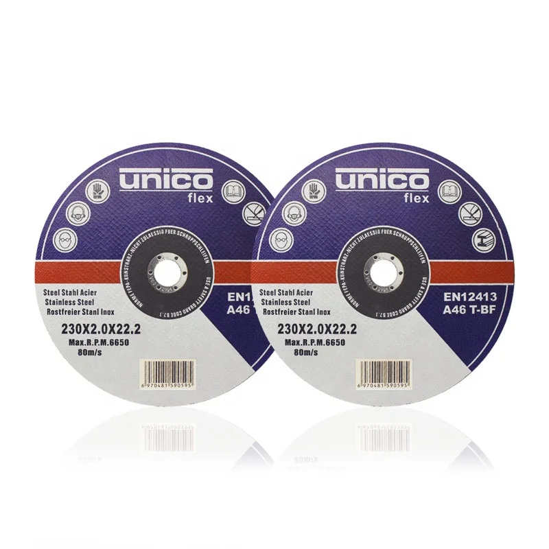 230x2.0 Resin Abrasive Disc Cut Off Wheel Disco De Corte De Metal Cutting Disc