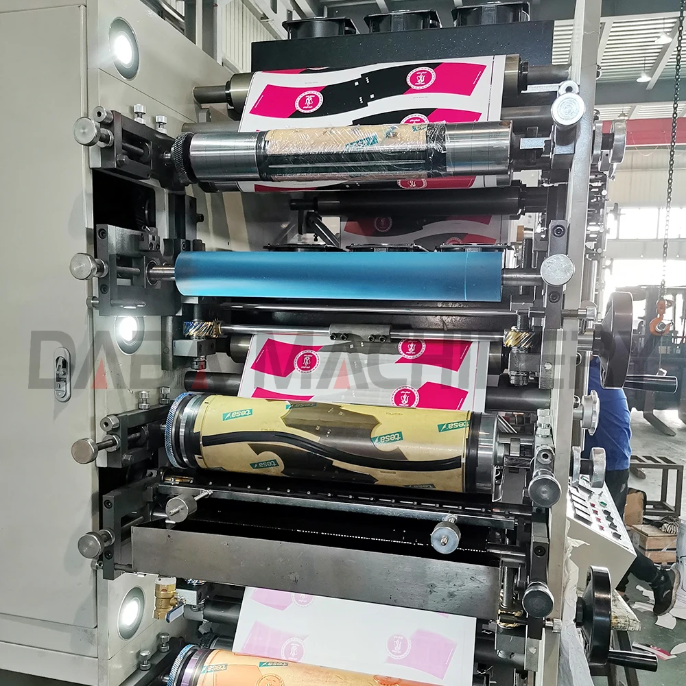 UV flexo printing and die cutting machine for paper cups