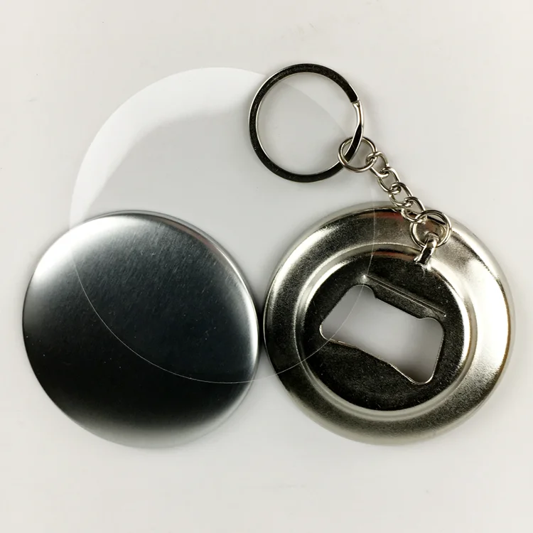 58mm keychain opener badge keychain for bottle opener