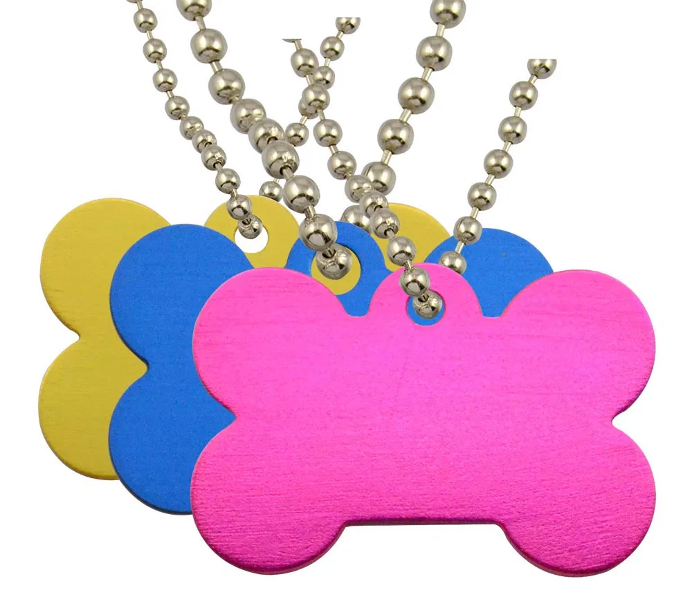 Free Logo Design Pendant Dog Pet Tags Fashion Cute Dog Tags Stainless Steel ID Ags Dog Tag