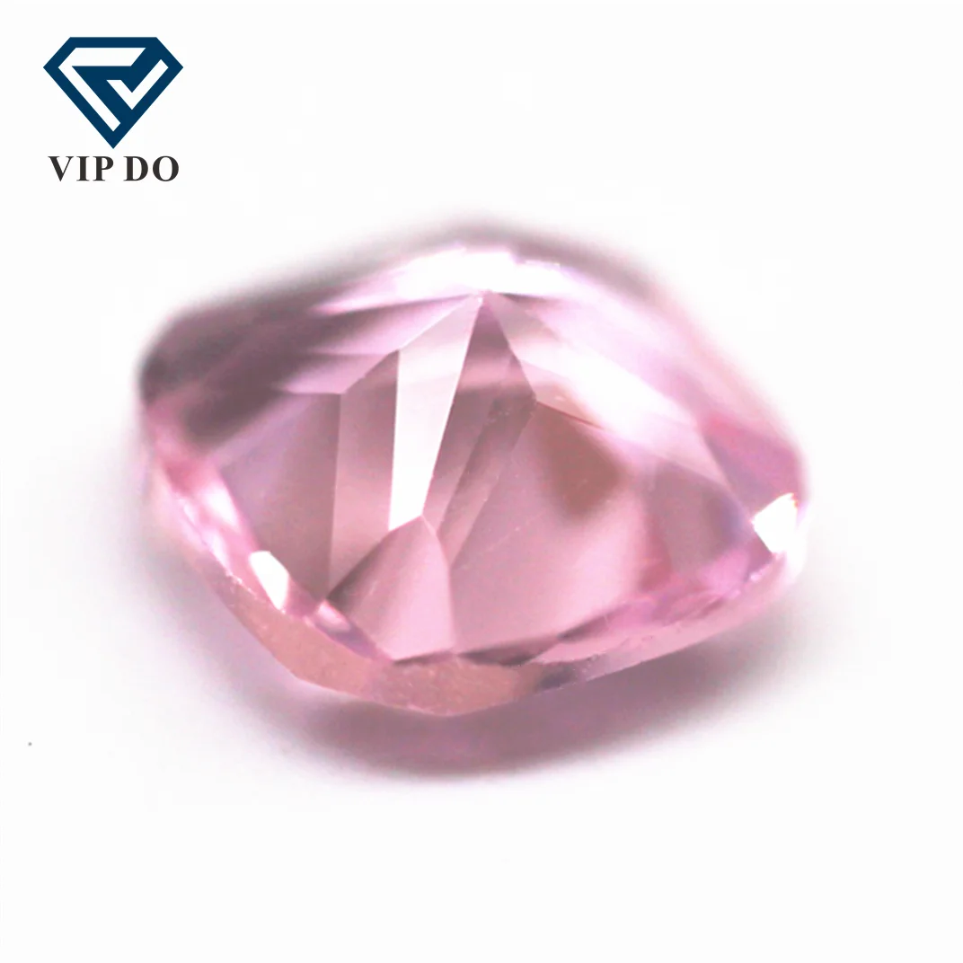 3*3-12*12mm bright cut cushion cut pink K9 crystal glass gemstones loose synthetic glass stones cushion shape glass crystal gems