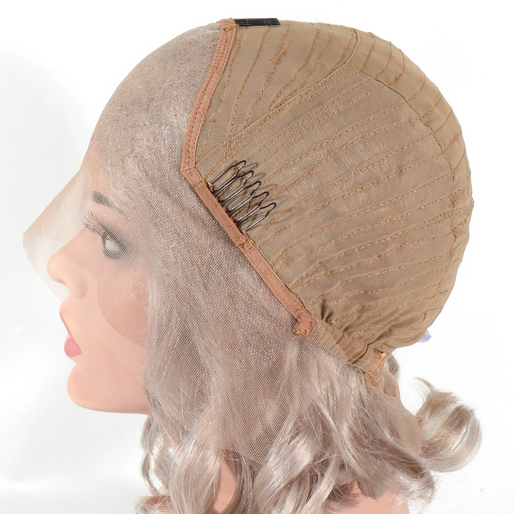 Bliss 13x4 Transparent Lace Frontal Bob Wigs Silver Grey Body Wave 100% Handmade Virgin Brazilian Bobo Star Lace Front Human Wig