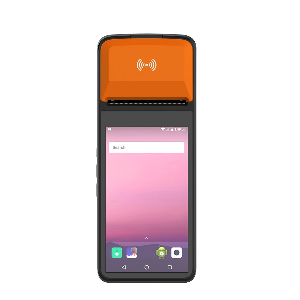 5 дюймов Android портативный Pos-терминал с принтером 3G WIFI Mobile Pos Hardware R330C